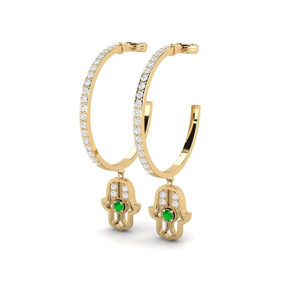 Emerald Women's Earring Gutta