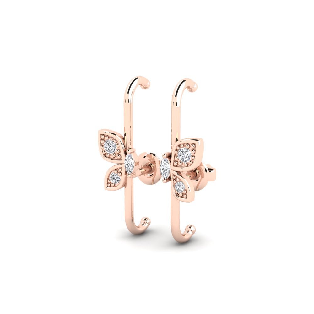 14k Rose Gold Women's Earring Gvenia