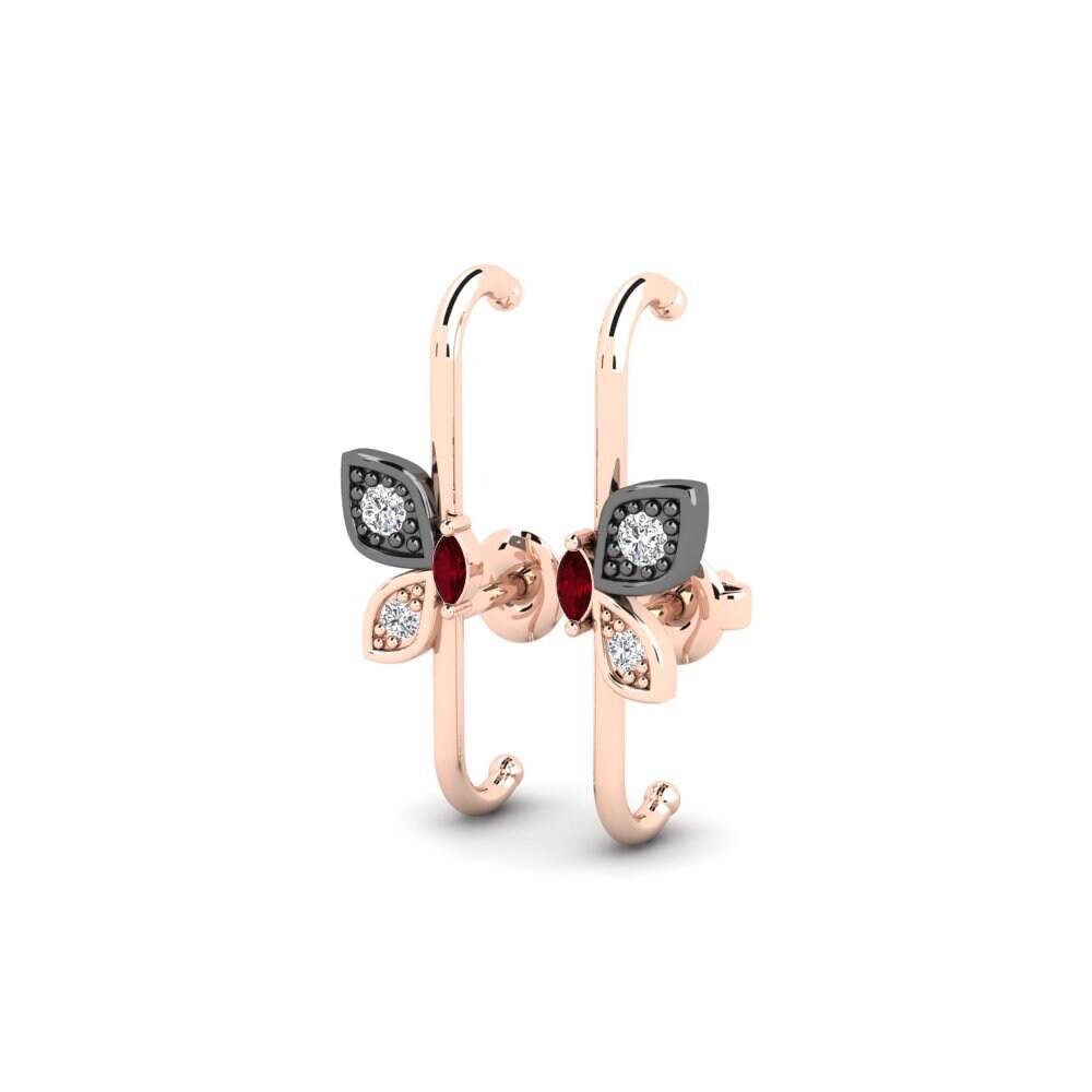 ruby-zirconia Women's ต่างหู Gvenia