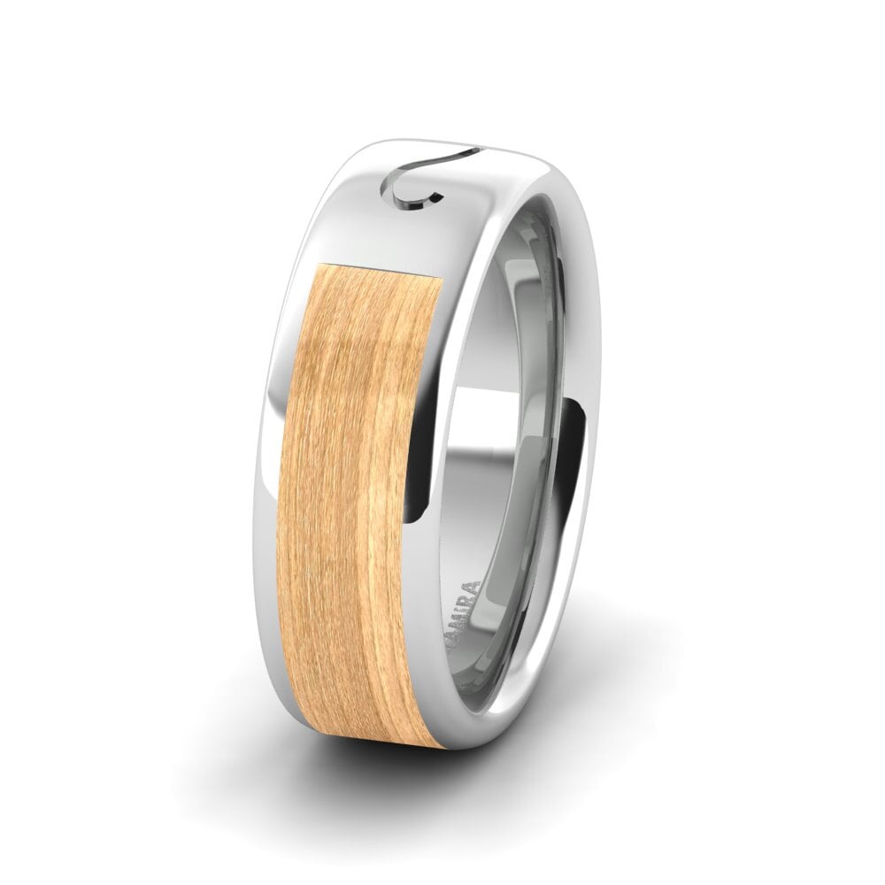 Acquista Fede nuziale uomo Confident Shine mm in Oro Bianco