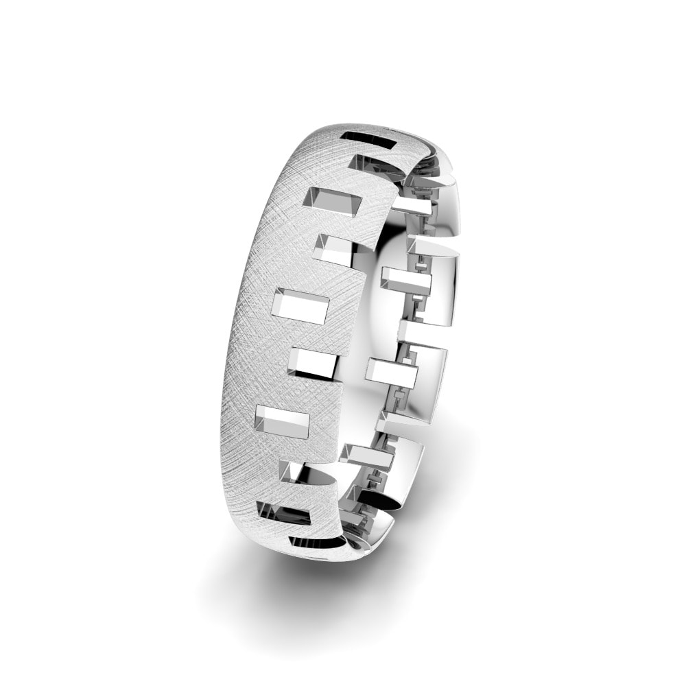 925 Zilver Heren Trouwring Magic Twinkle 6 mm