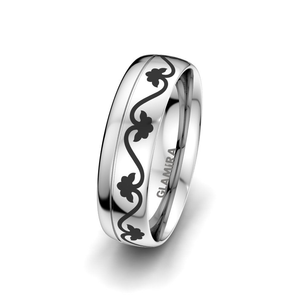925 Zilver Heren Trouwring Magic Passion 6 mm