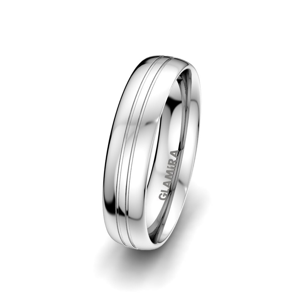 925 Zilver Heren Trouwring Essential Route 5 mm