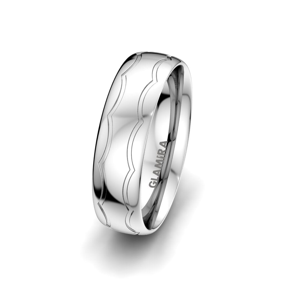 925 Zilver Heren Trouwring Magic Step 6 mm