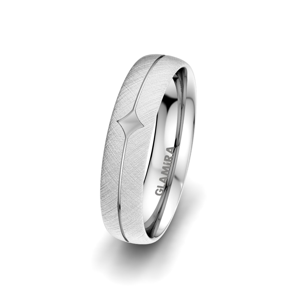 Simple 950 Palladium Men’s Wedding Rings