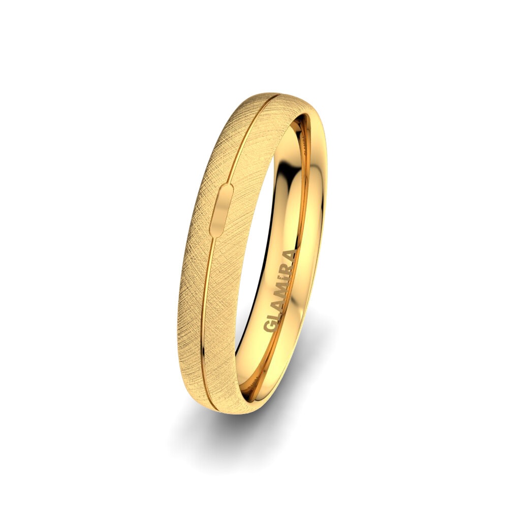 Twinset 14K Yellow Gold Men s Ring Unique Dream 4 mm