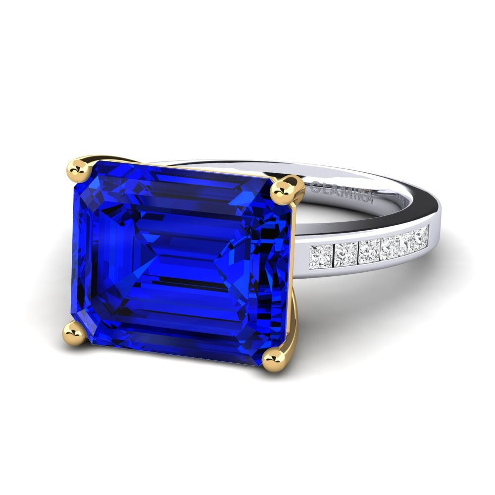 18ct White / Yellow Gold Ring Gwenora