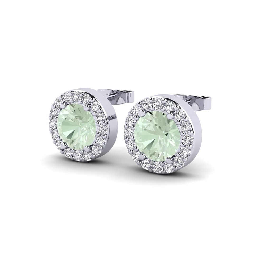 Green Amethyst SYLVIE Earring Gwerthuso