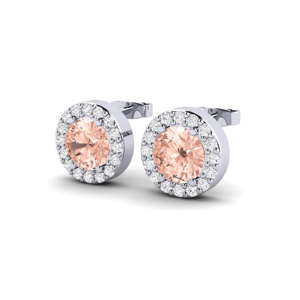 Morganite SYLVIE Earring Gwerthuso
