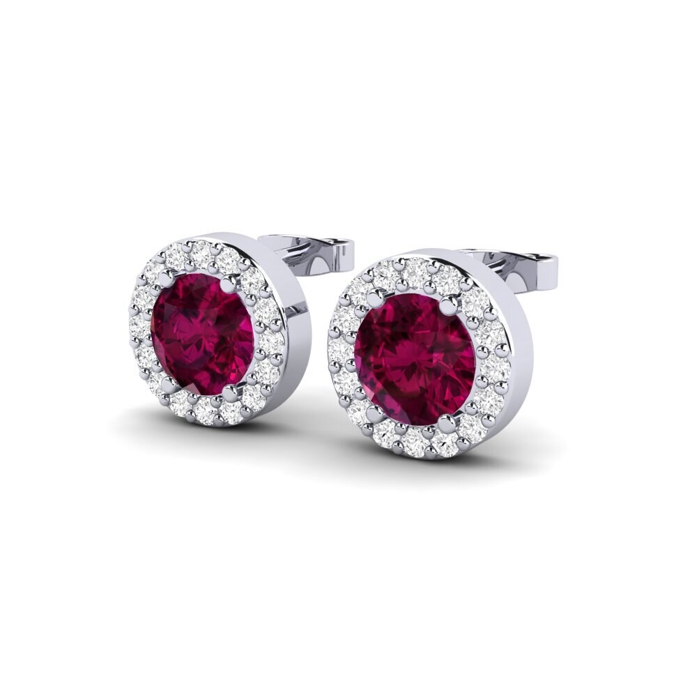 Rhodolite Garnet SYLVIE Earring Gwerthuso