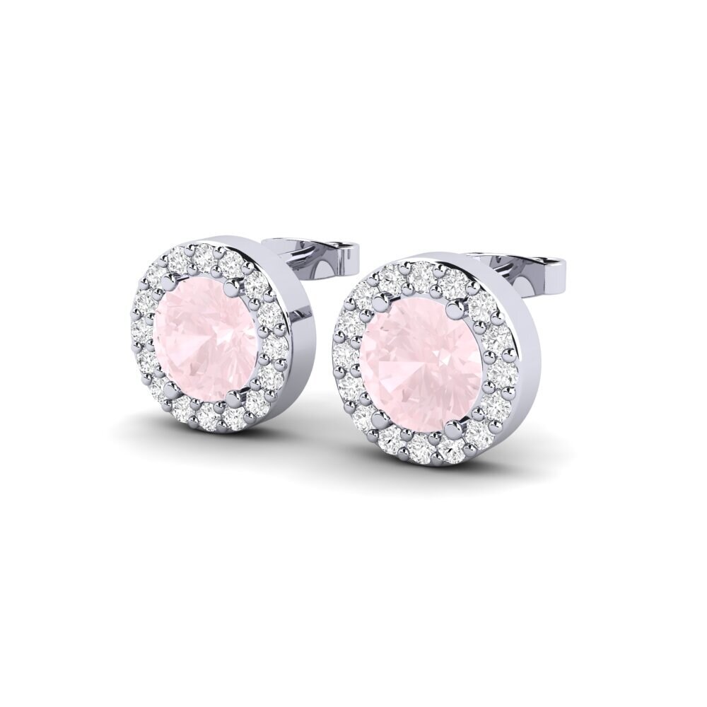 Rose Quartz SYLVIE Earring Gwerthuso