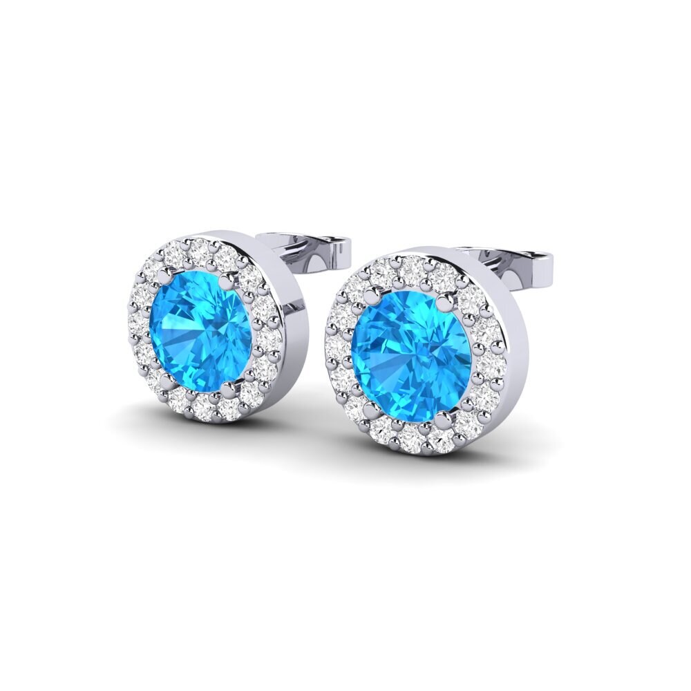 Blue Topaz SYLVIE Earring Gwerthuso
