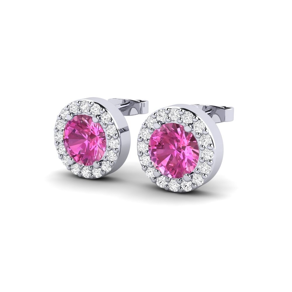 Pink Topaz SYLVIE Earring Gwerthuso