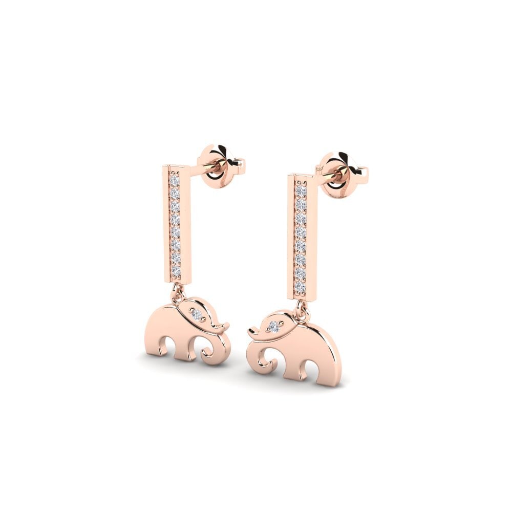 14ct Rose Gold Women's Earring Gweru