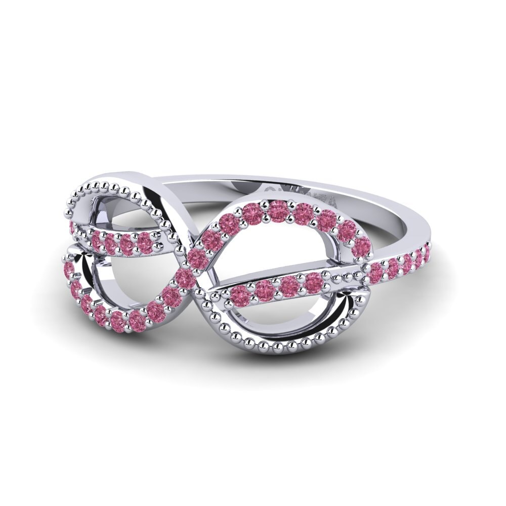 Rhodolite Garnet Ring Gyddodad