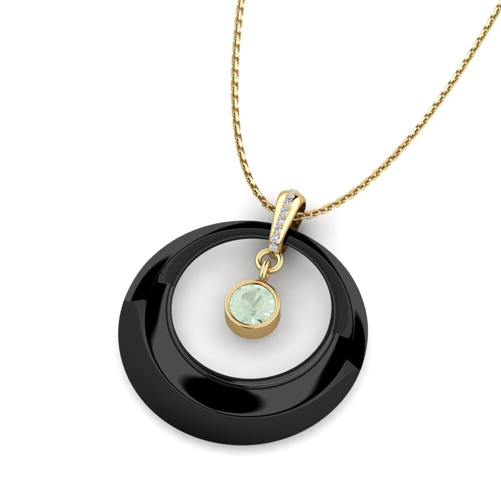 Amatista verde Colgante de Mujer Haddon