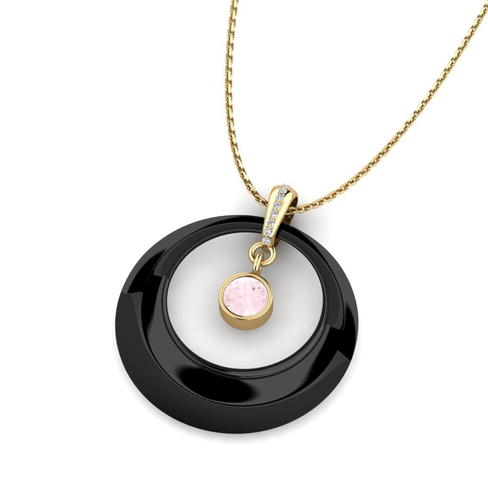 Cuarzo rosa Colgante de Mujer Haddon