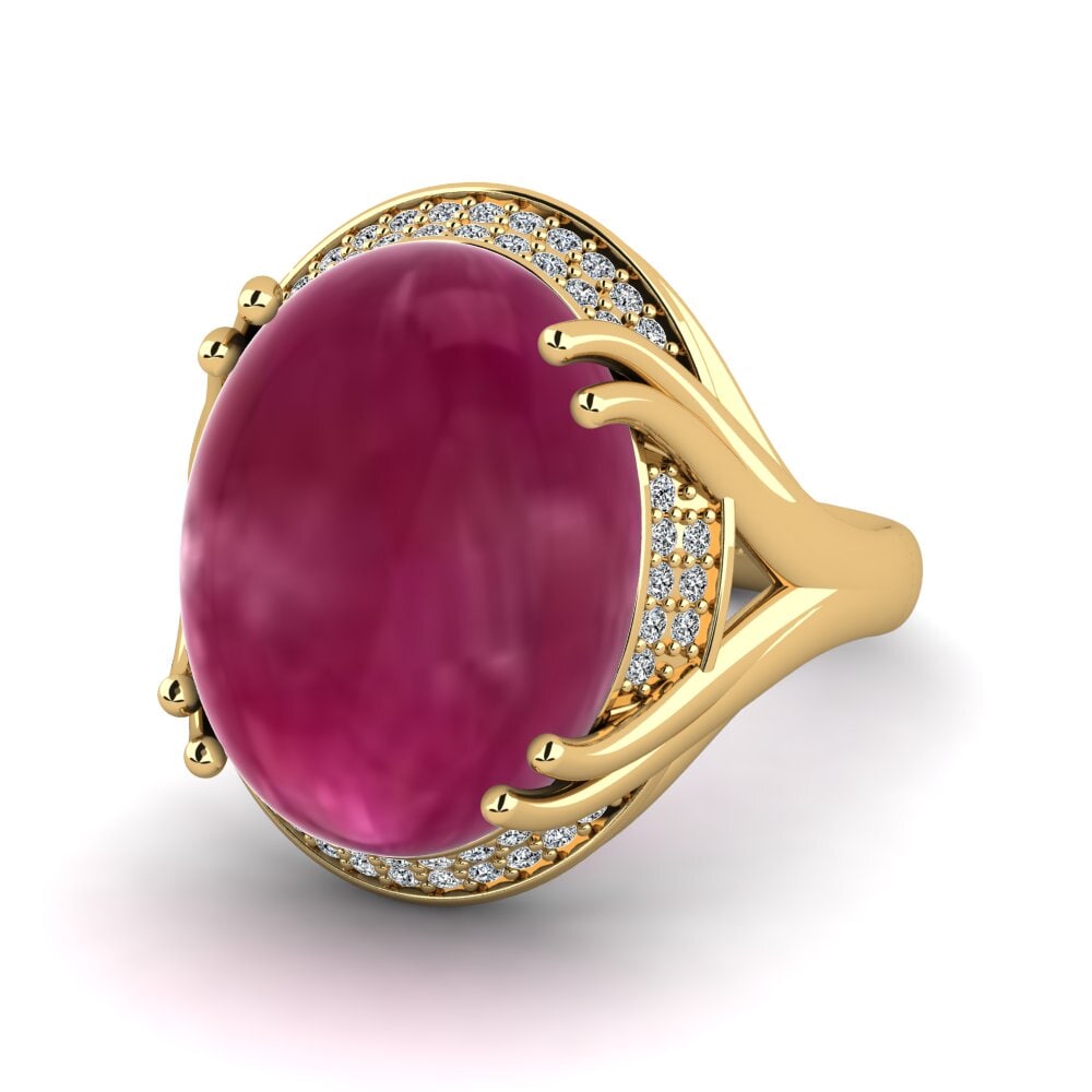 Rubis De Madagascar Cabochon Ovale 15,82 Carats - Pierre Naturelle Traitée - Neuf