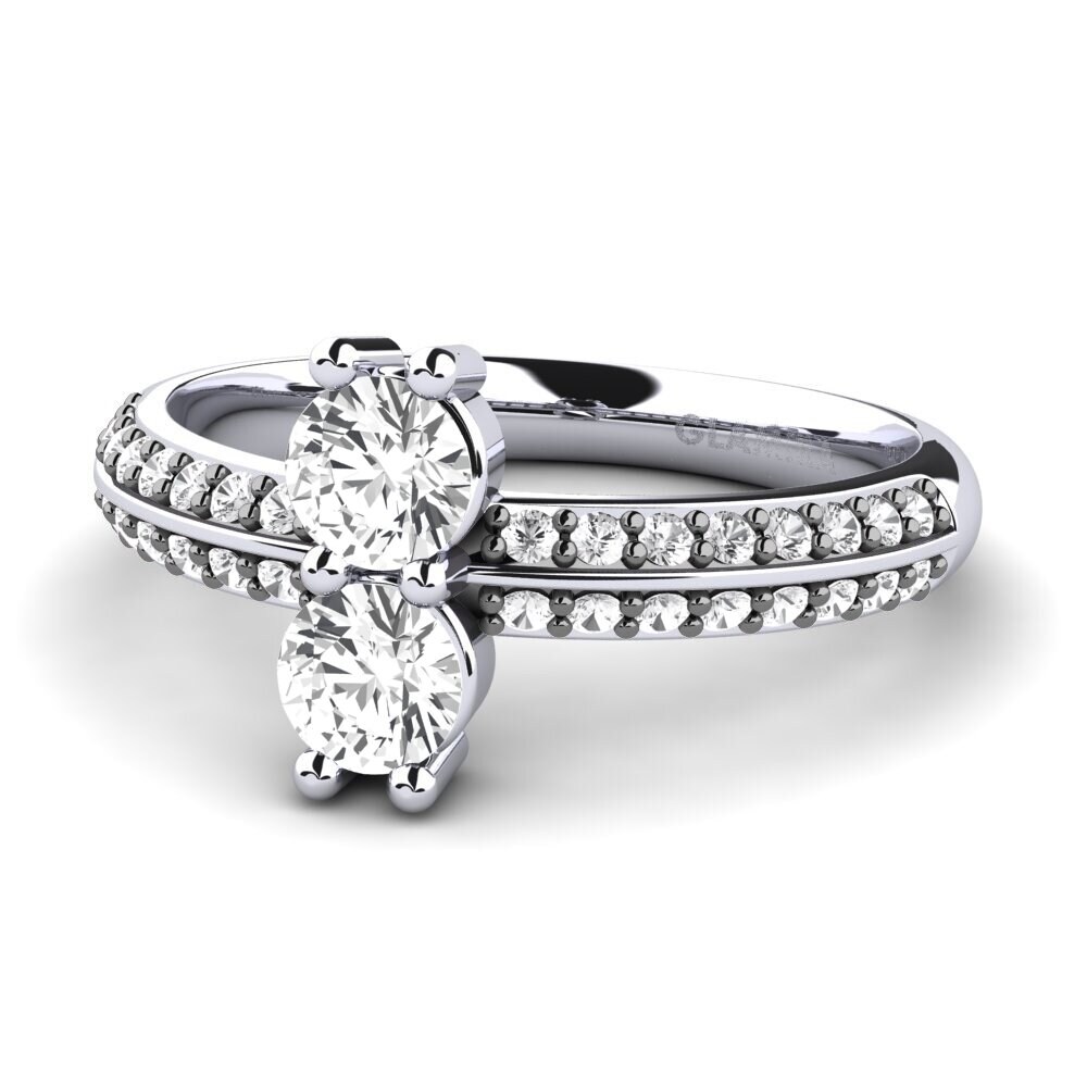 White sapphire Ring Hae