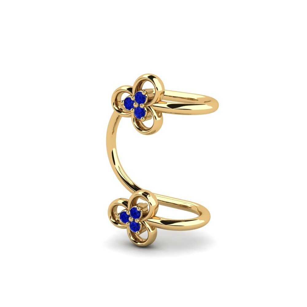 Đá Sapphire Bông tai nữ Hagemann
