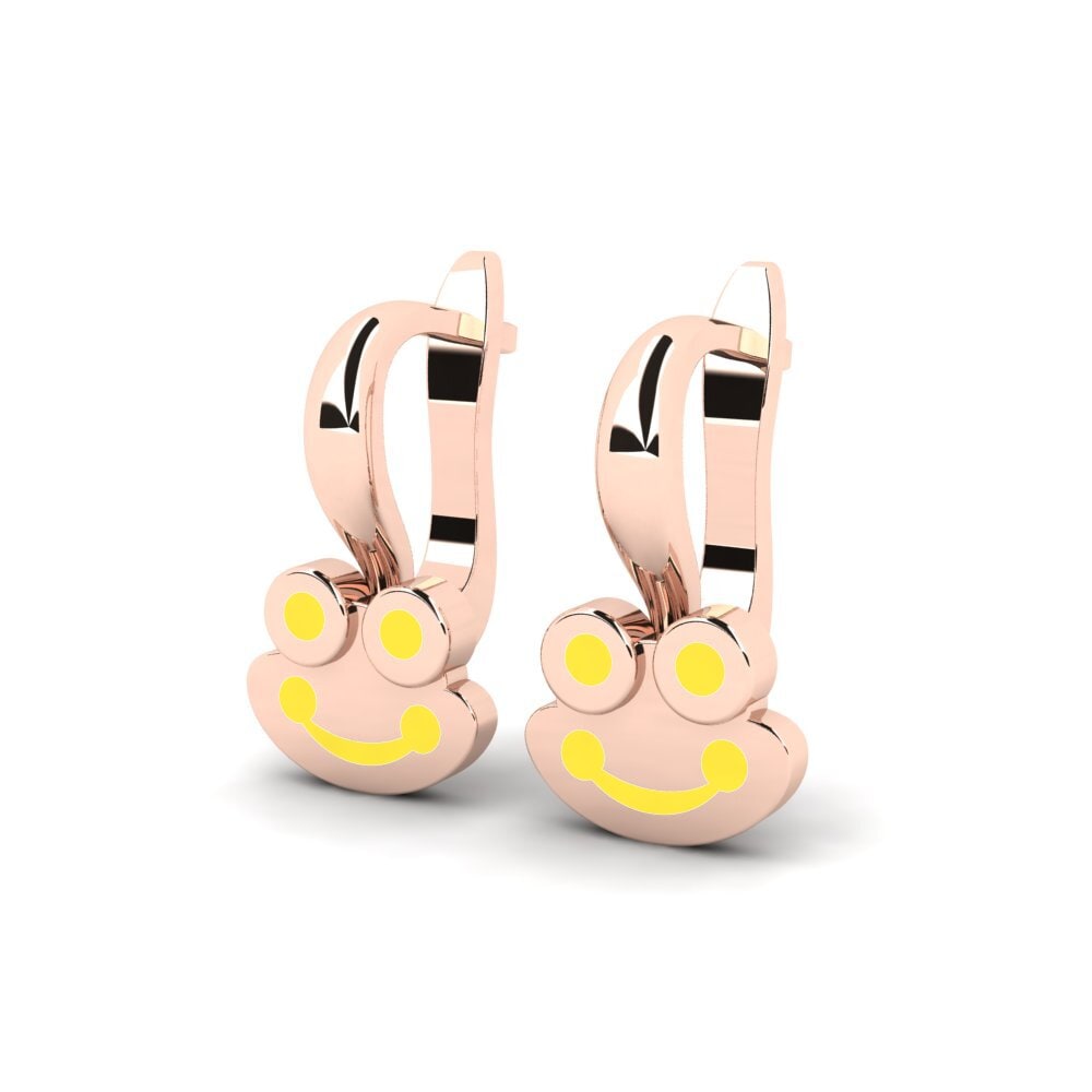 9k Oro Rosa Pendiente para Niño Hajron