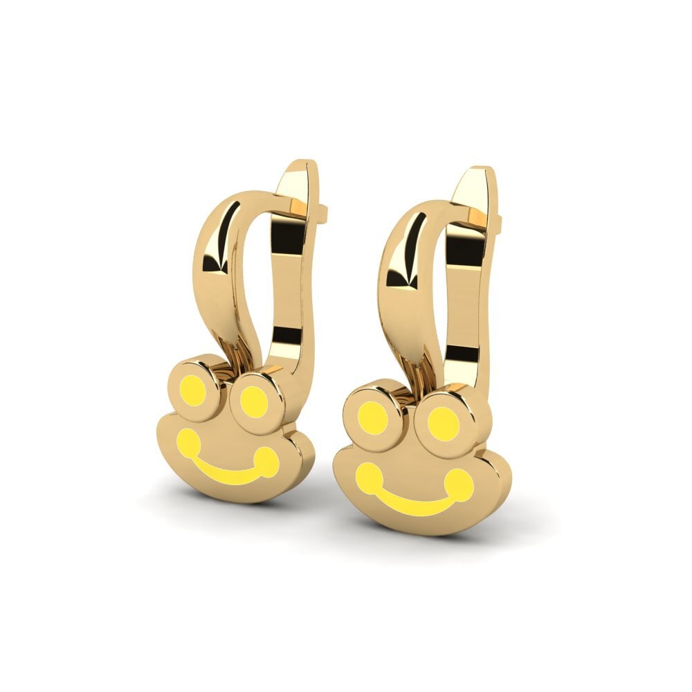 9ct Yellow Gold Kid's Earring Hajron