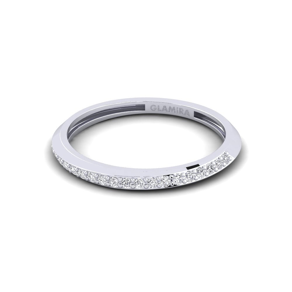 14k White Gold Ring Haluda