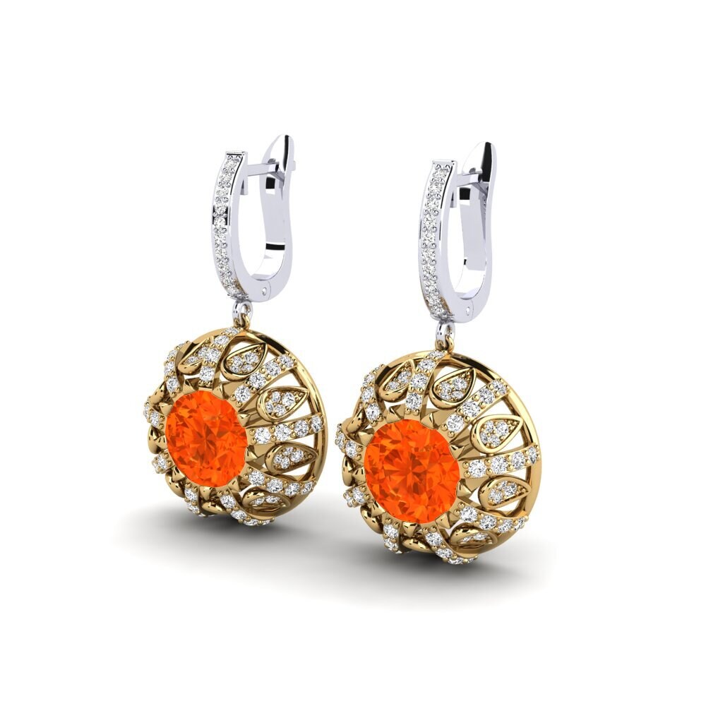 Feueropal Damen ohrring Hamrick