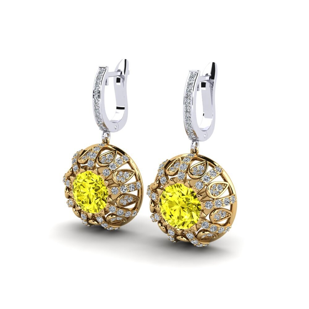 Yellow Diamond Earring Hamrick