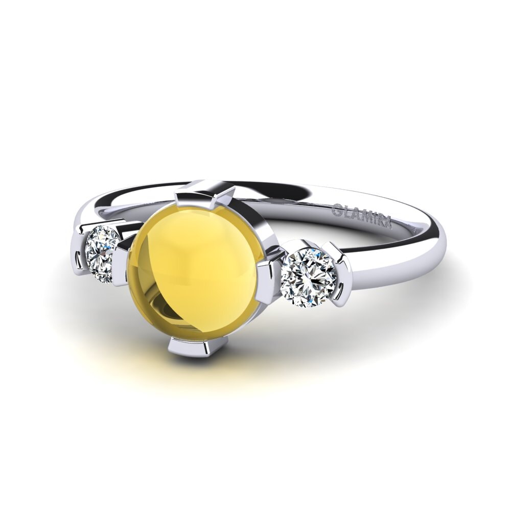 Cabochon Citrine Ring Hana