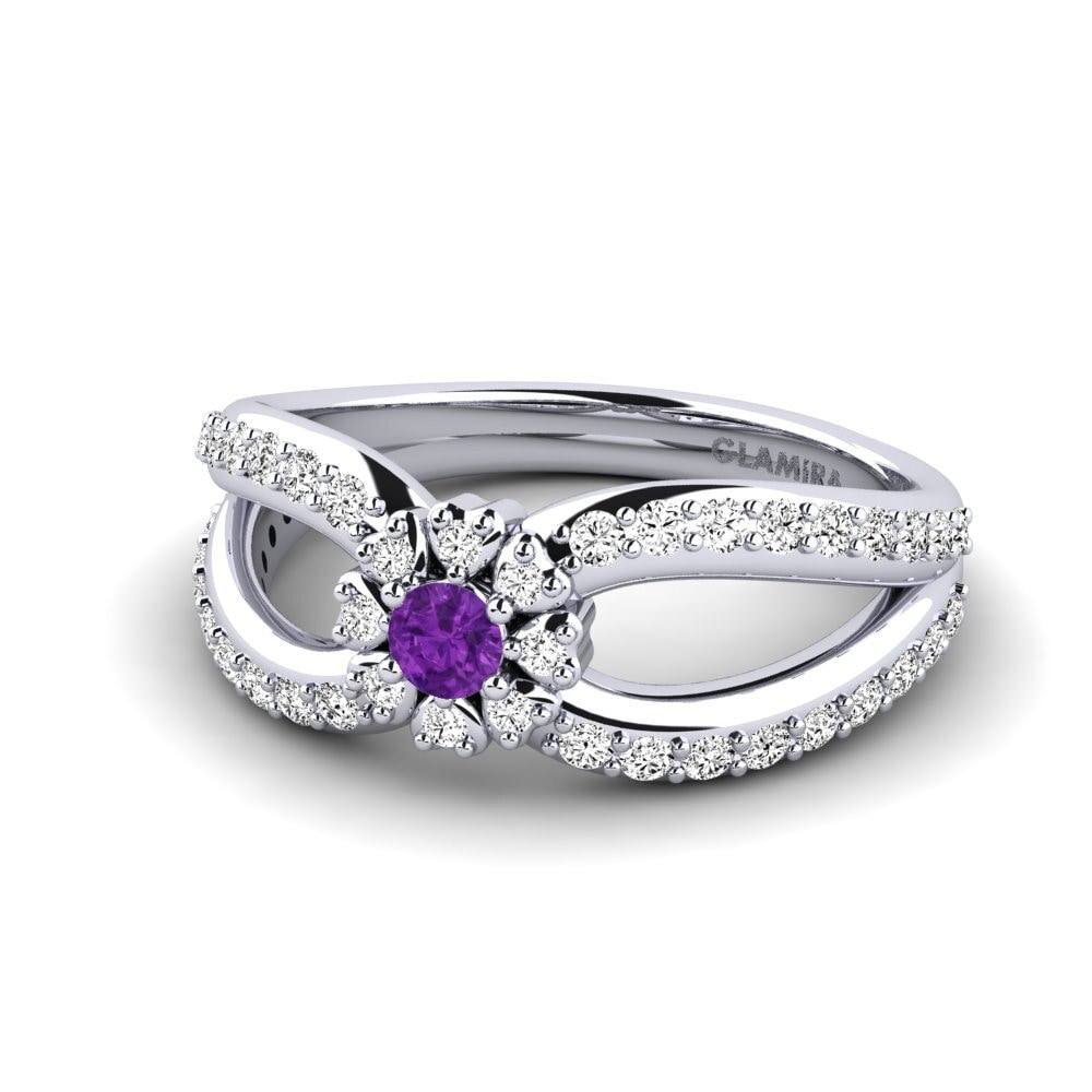 Amatista Anillo Hangem