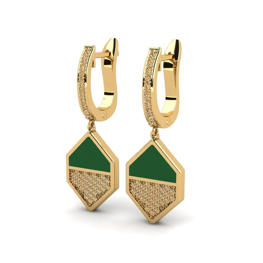 Brown Diamond Women's Earring Hannelo