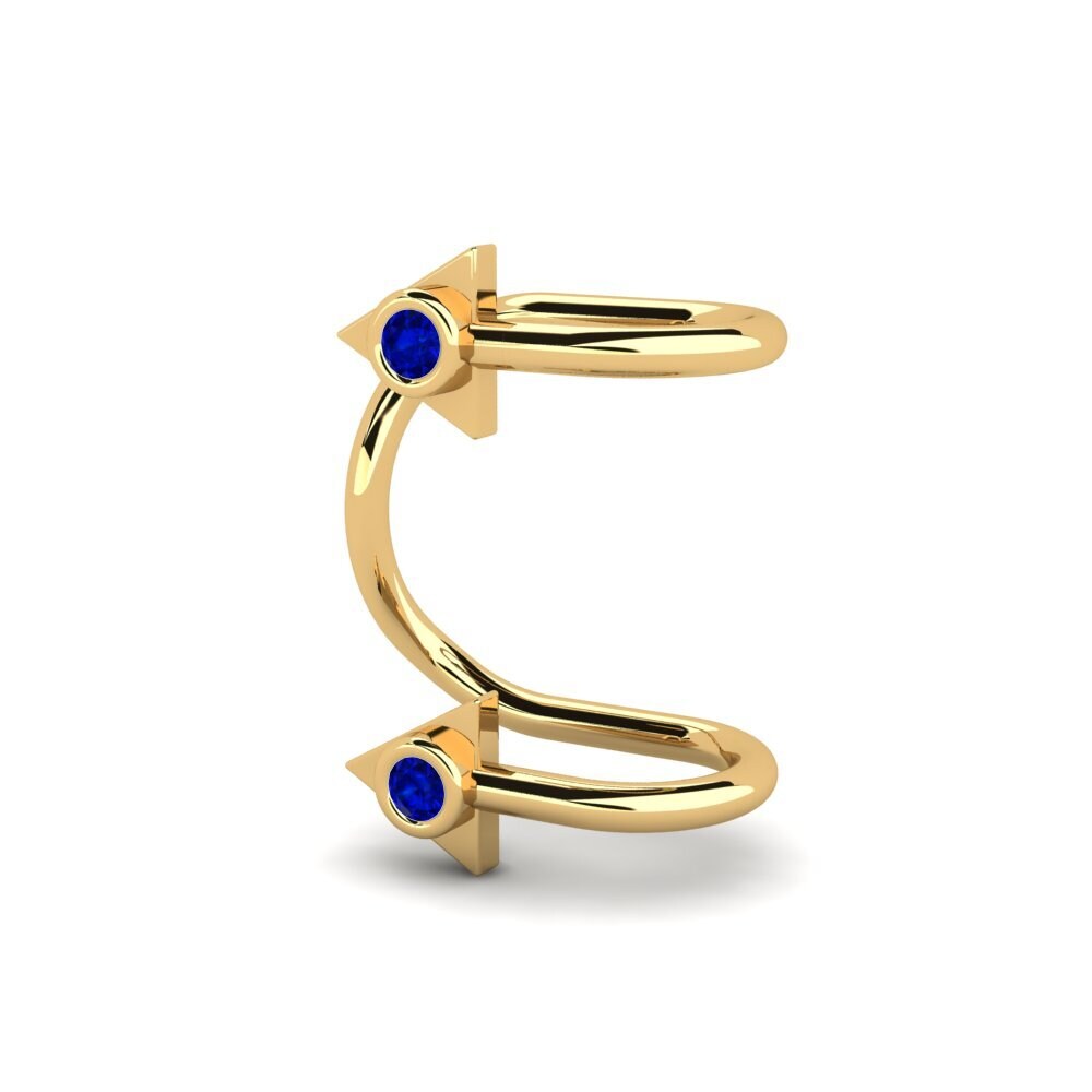 Đá Sapphire Bông tai nữ Hannum