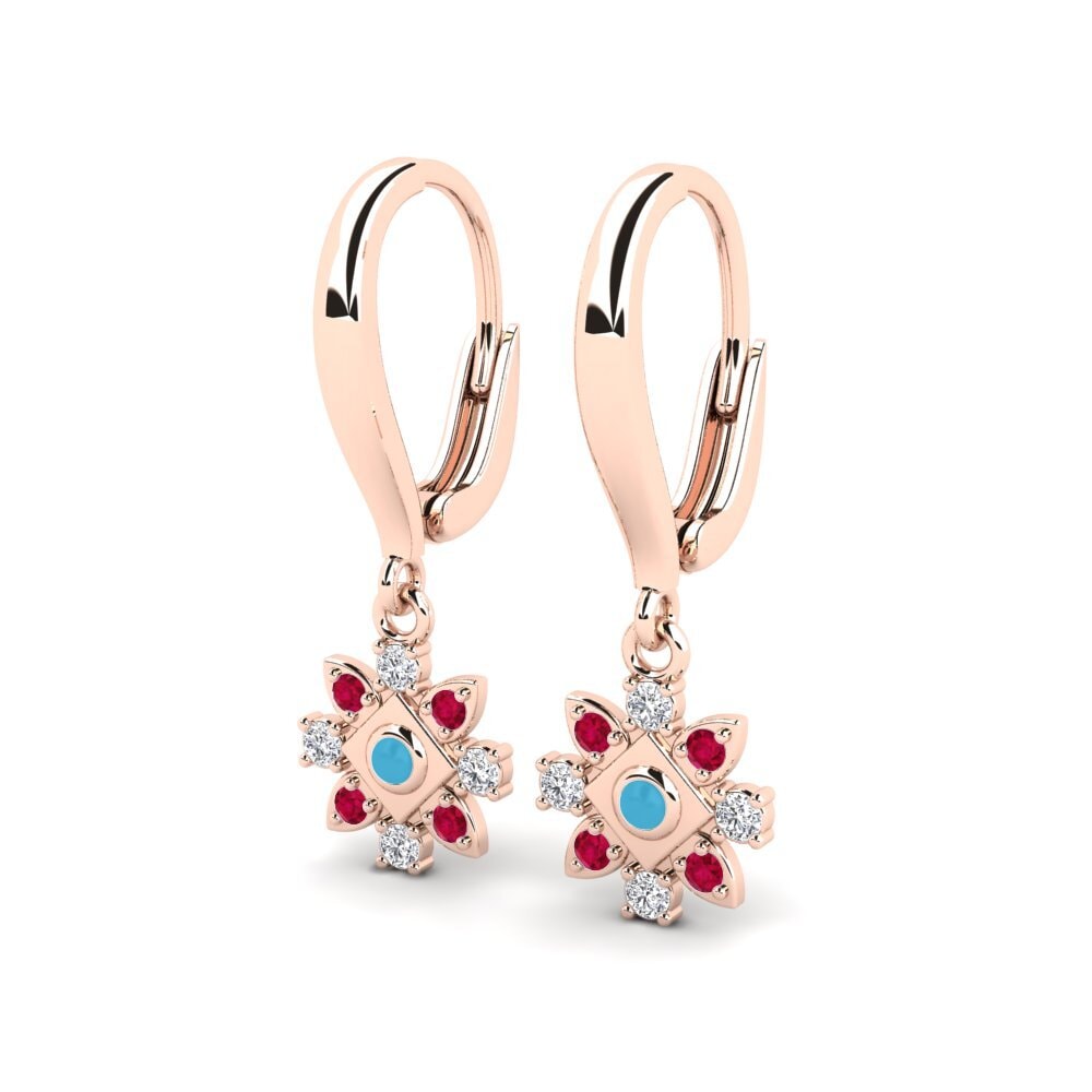 14k Rose Gold Women's Earring Hapu