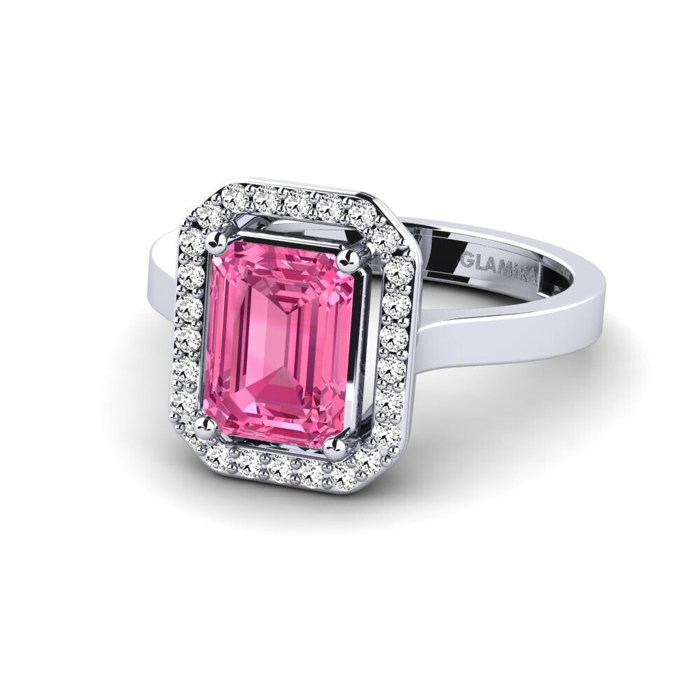 Pink Tourmaline Engagement Ring Harebrained