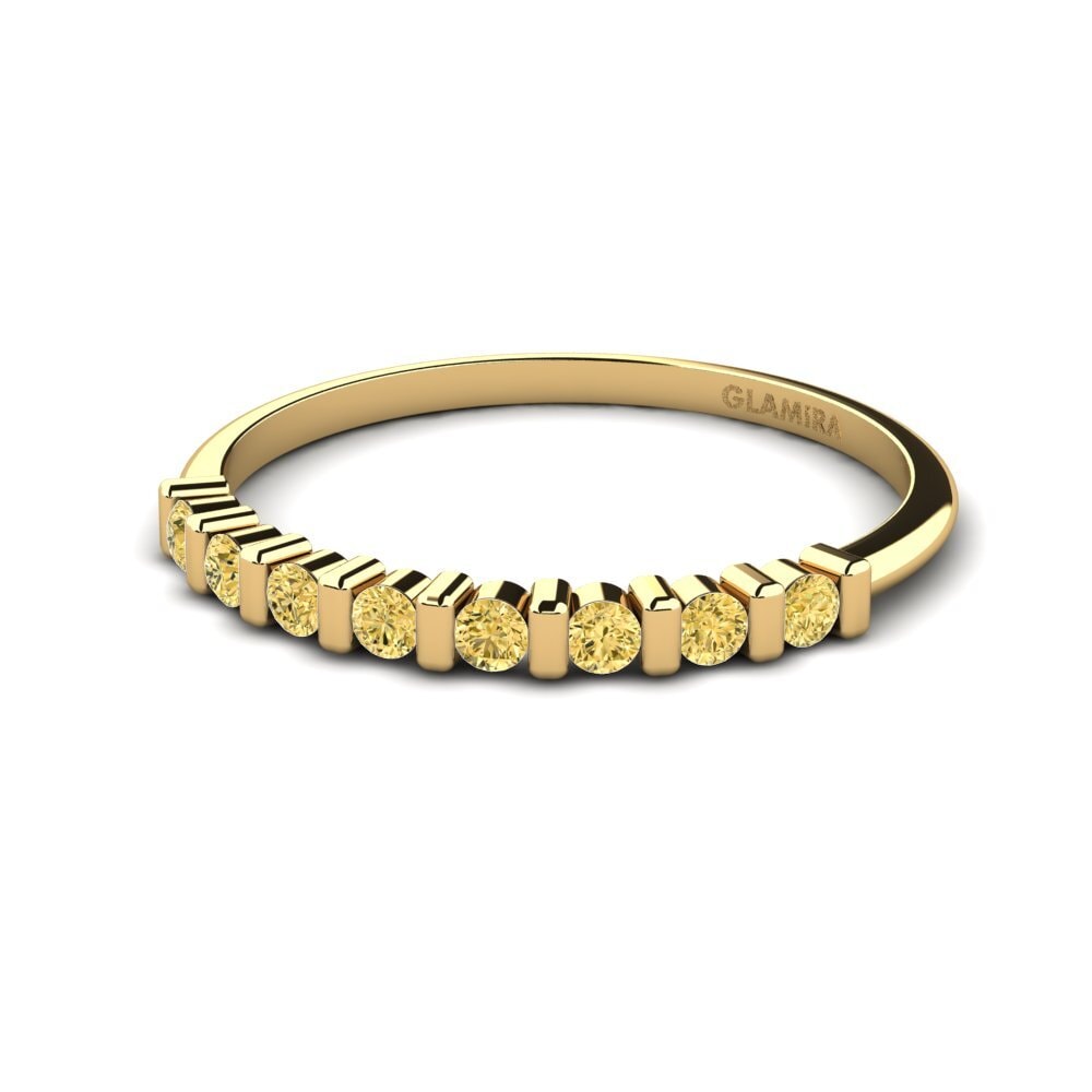 14ct Yellow Gold Yellow Diamond Ring Harriet