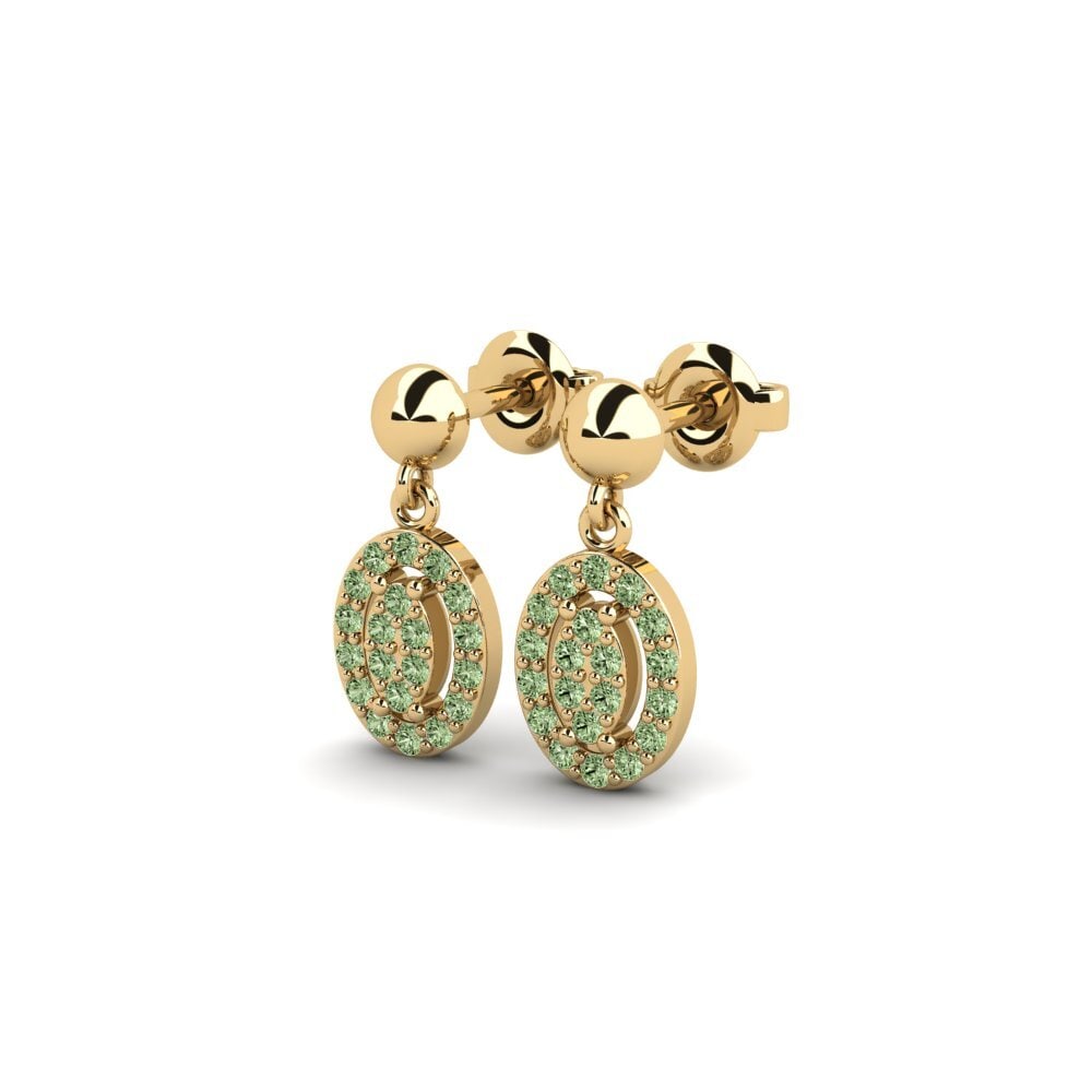 Green Diamond Women's Earring Hatimi