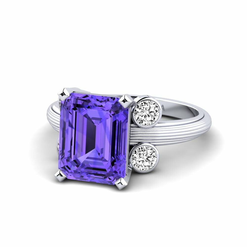 Tanzanita Anillo de compromiso Hauer
