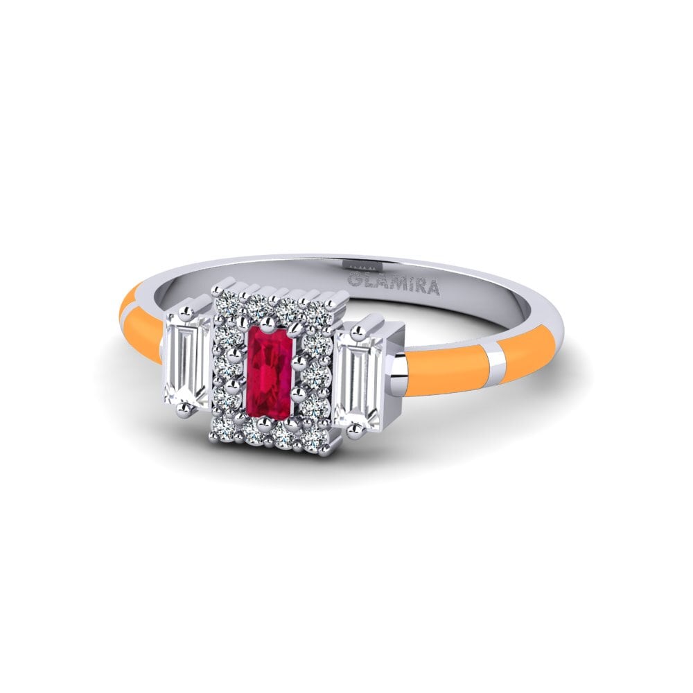 Weiß-Silber Ring Hauskaa