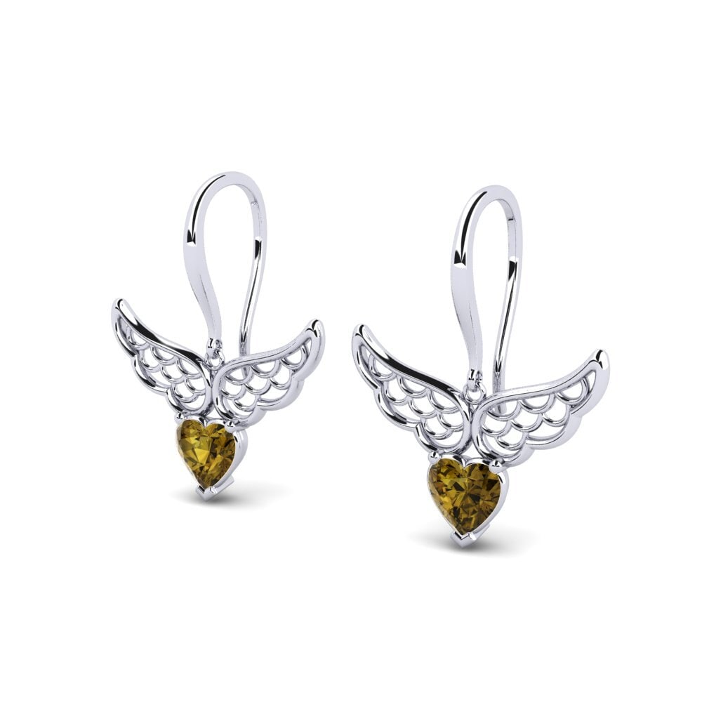 Brown Zircon Women's Earring Haverel
