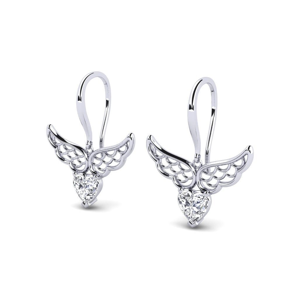 Diamante cultivado en laboratorio Pendiente de mujer Haverel