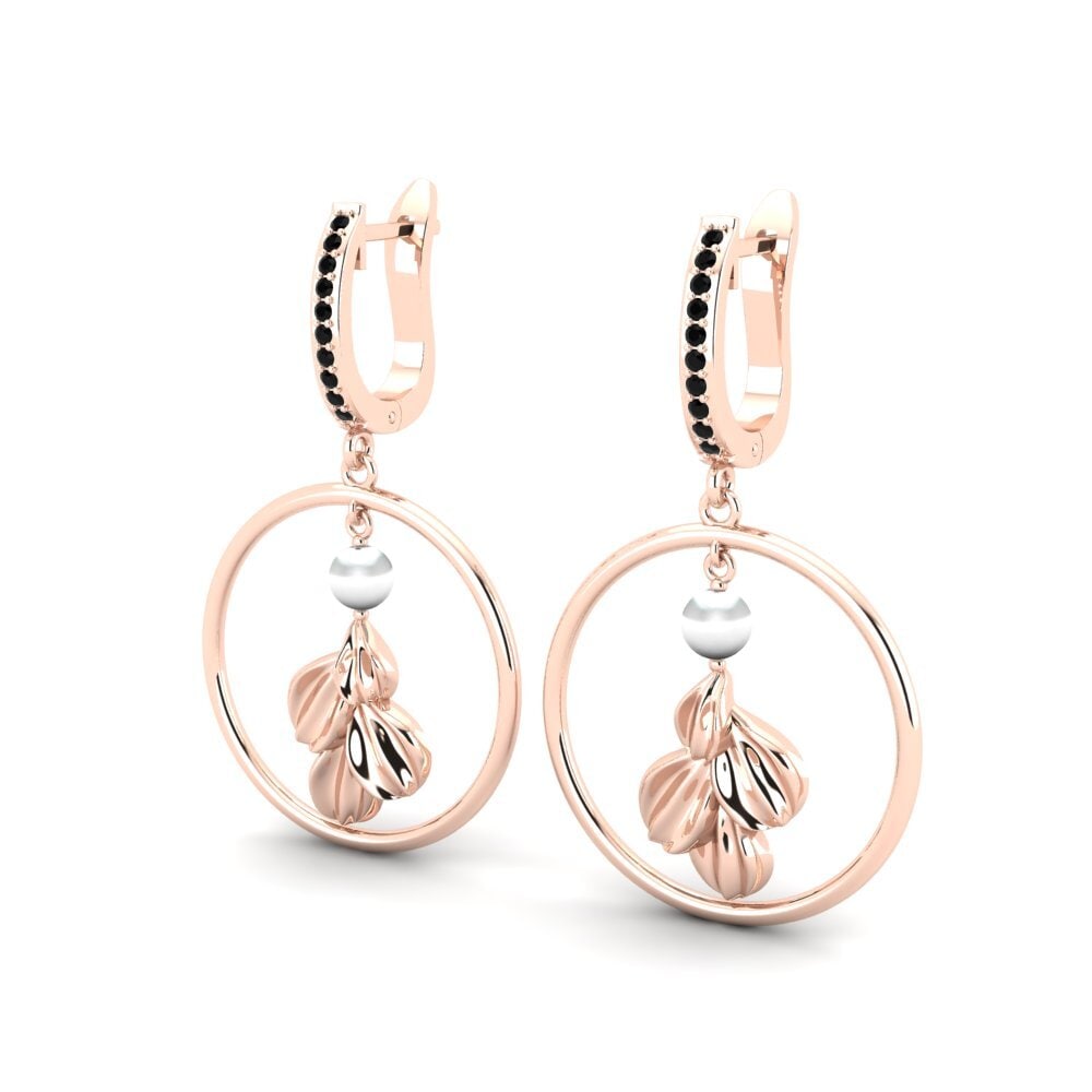 Diamante Negro Pendiente de mujer Haydel