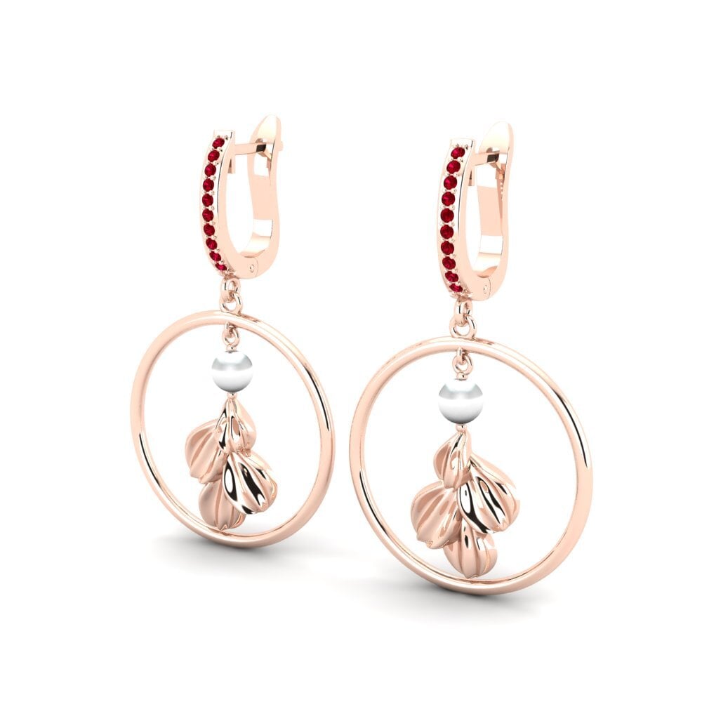 Red Zirconia Women's Earring Haydel