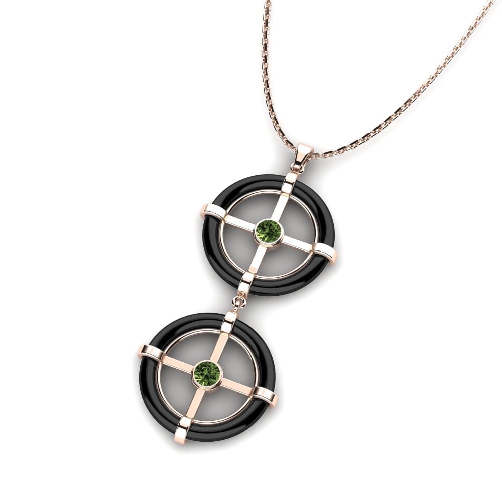 Zafiro Verde Colgante de Mujer Hayford