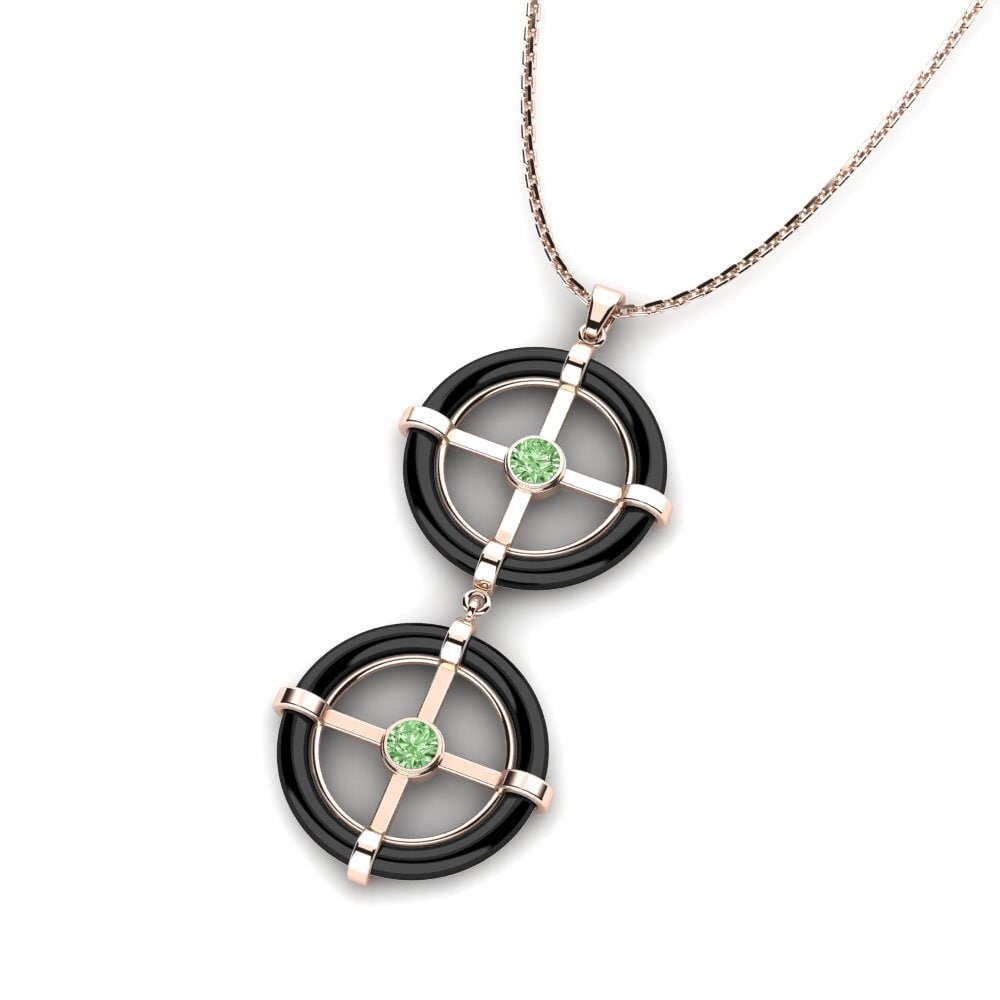 Diamante Verde Colgante de Mujer Hayford