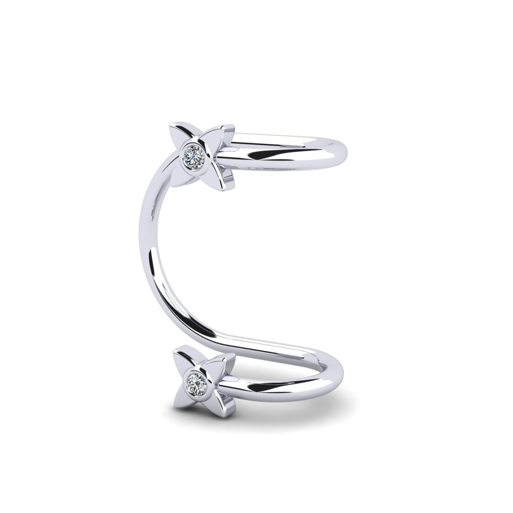 Đá Zirconia Bông tai nữ Hazelip