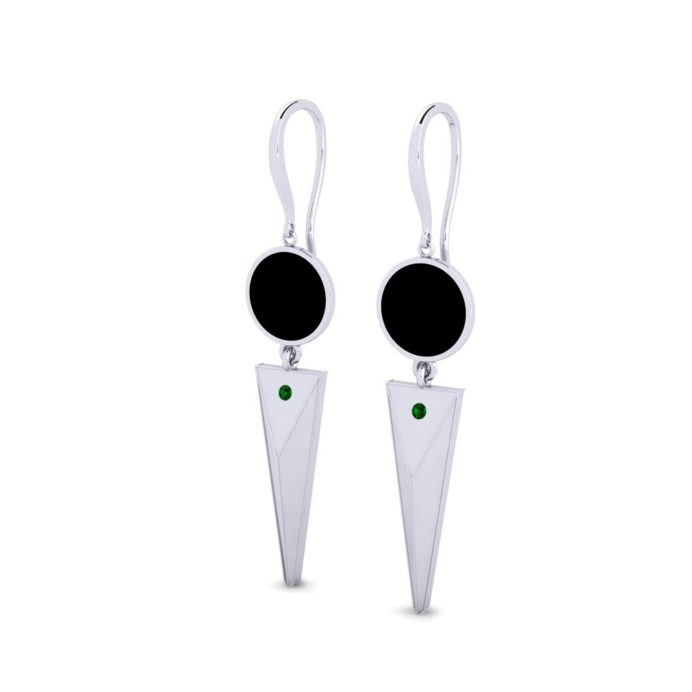 Zircone Verde Orecchino da donna Hedwiga