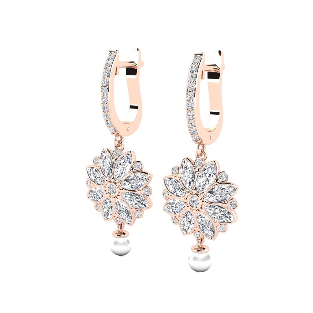 14ct Rose Gold Women's Earring Heeren