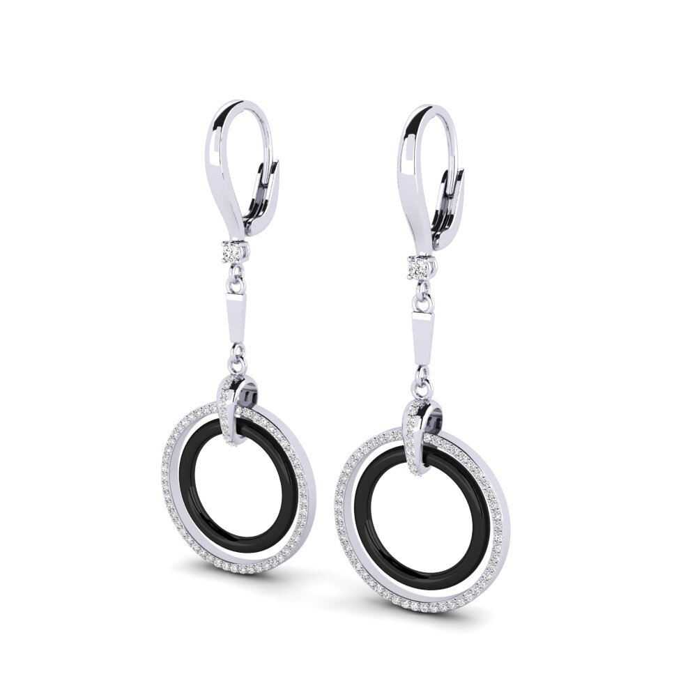 Moissanite Brincos Feminino Hefley