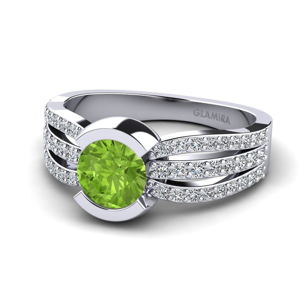 Peridot Women's Ring Hehwe